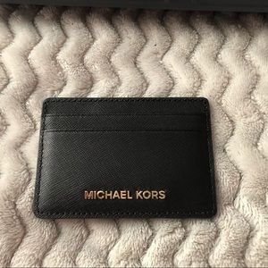 Black Michael Kors Card Holder